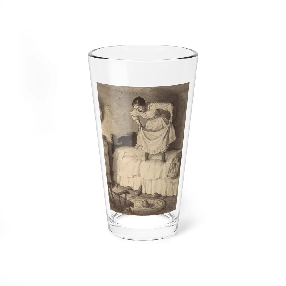 Aunt Sally and the Rats, Adventures of Huckleberry Finn interior illustration, November 20, 1923 (Magazine Illustration) Pint Glass 16oz-16oz-Go Mug Yourself