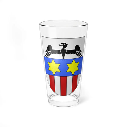 Aurigeno-coat of arms (Switzerland) (Coat of Arms) Pint Glass 16oz - Go Mug Yourself