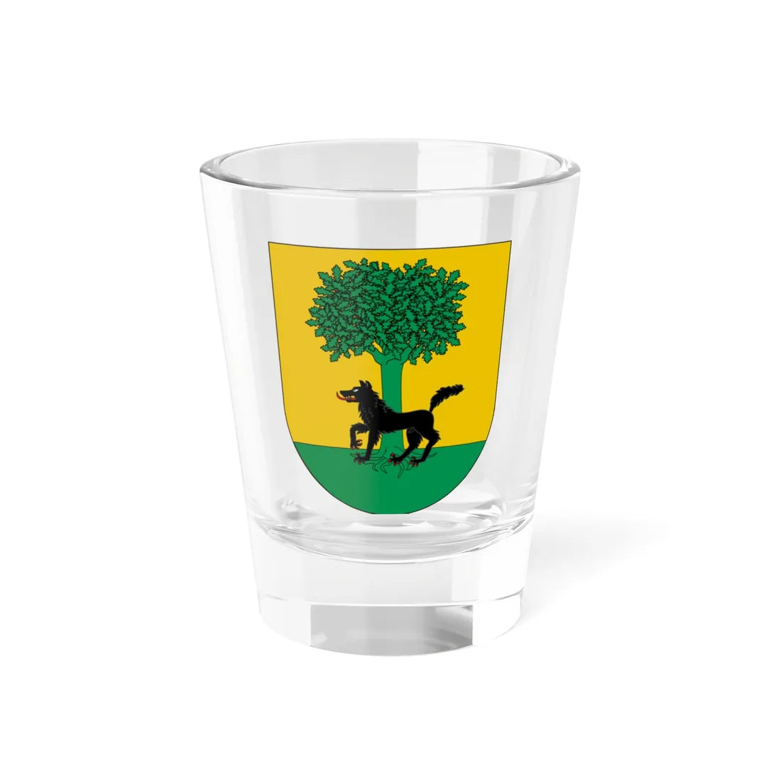 Aurizperriko armarria (Spain) (Coat of Arms) Shot Glass 1.5oz 1.5oz - Go Mug Yourself