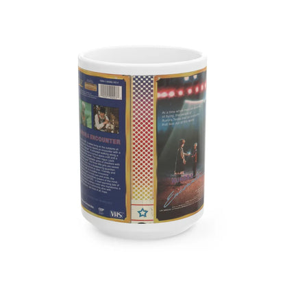 AURORA ENCOUNTER VERSION 2 (VHS COVER) - White Coffee Mug-15oz-Go Mug Yourself