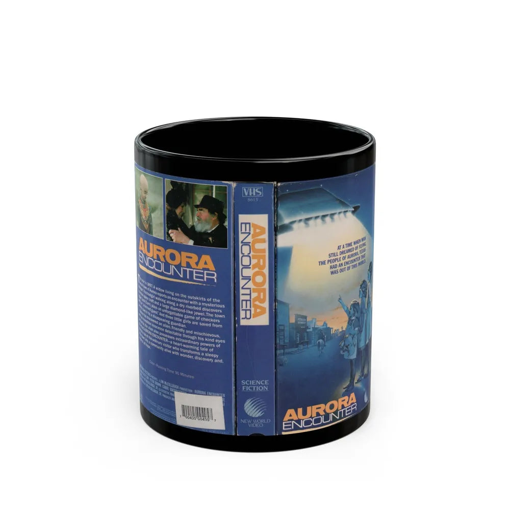 AURORA ENCOUNTER (VHS COVER) - Black Coffee Mug-11oz-Go Mug Yourself