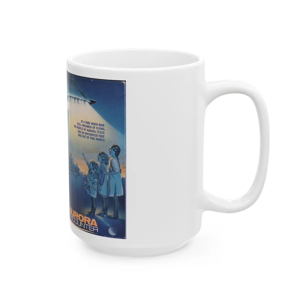 AURORA ENCOUNTER (VHS COVER) - White Coffee Mug-Go Mug Yourself