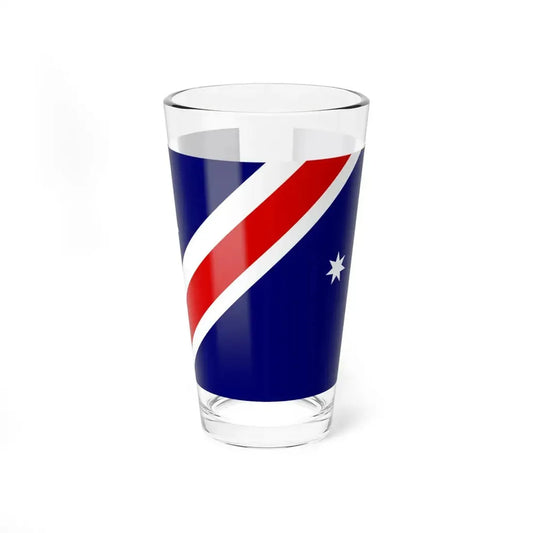 Ausflag - Design 011 (Australia) Pint Glass 16oz 16oz - Go Mug Yourself