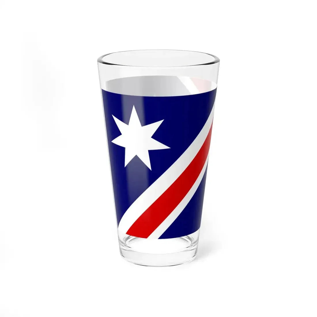 Ausflag - Design 011 (Australia) Pint Glass 16oz - Go Mug Yourself