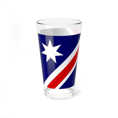 Ausflag - Design 011 (Australia) Pint Glass 16oz - Go Mug Yourself