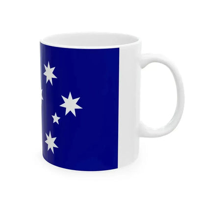 Ausflag - Proposed flag for sport events (Australia) White Coffee Mug - Go Mug Yourself