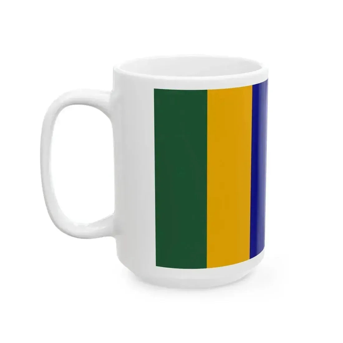 Ausflag - Proposed flag for sport events (Australia) White Coffee Mug - Go Mug Yourself