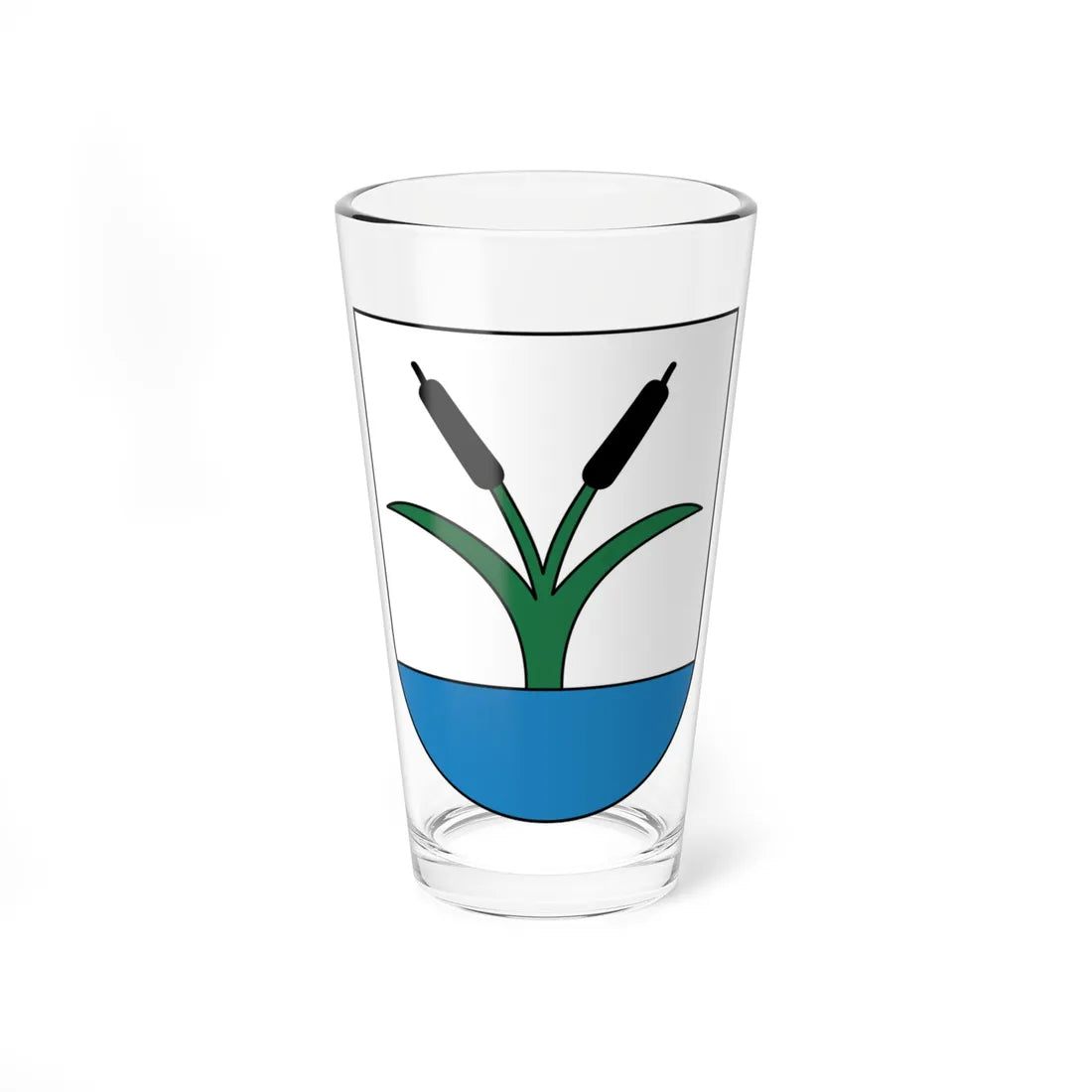 Auslikon-Balm-coat-of-arms (Switzerland) (Coat of Arms) Pint Glass 16oz 16oz - Go Mug Yourself