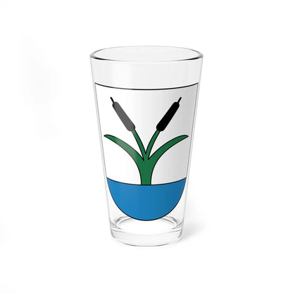Auslikon-Balm-coat-of-arms (Switzerland) (Coat of Arms) Pint Glass 16oz 16oz - Go Mug Yourself