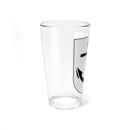 Aussersihl-blazon (Switzerland) (Coat of Arms) Pint Glass 16oz - Go Mug Yourself