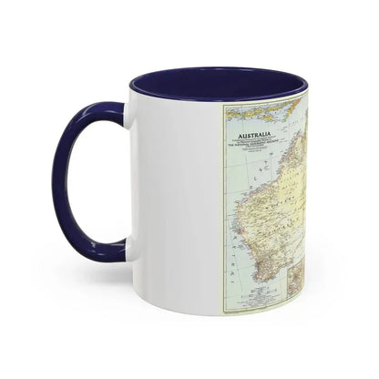 Australia (1948) (Map) Accent Coffee Mug - Go Mug Yourself