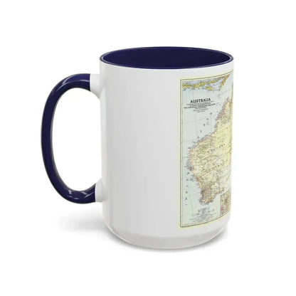 Australia (1948) (Map) Accent Coffee Mug - Go Mug Yourself