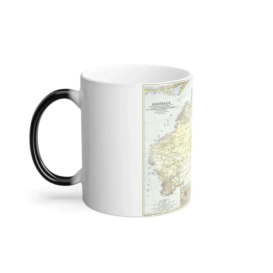 Australia (1948) (Map) Color Changing Mug 11oz - Go Mug Yourself