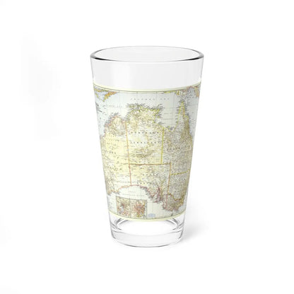 Australia (1948) (Map) Pint Glass 16oz-16oz-Go Mug Yourself