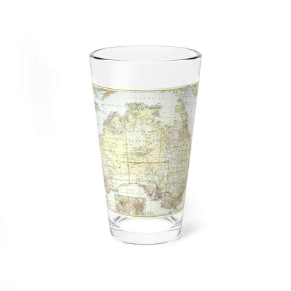 Australia (1948) (Map) Pint Glass 16oz 16oz - Go Mug Yourself