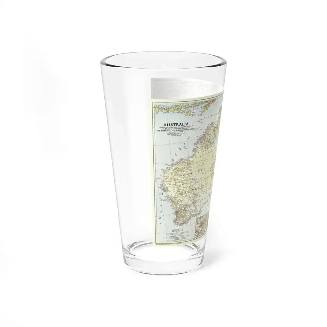 Australia (1948) (Map) Pint Glass 16oz - Go Mug Yourself