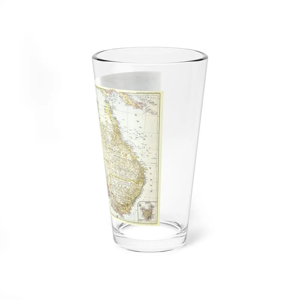 Australia (1948) (Map) Pint Glass 16oz-Go Mug Yourself