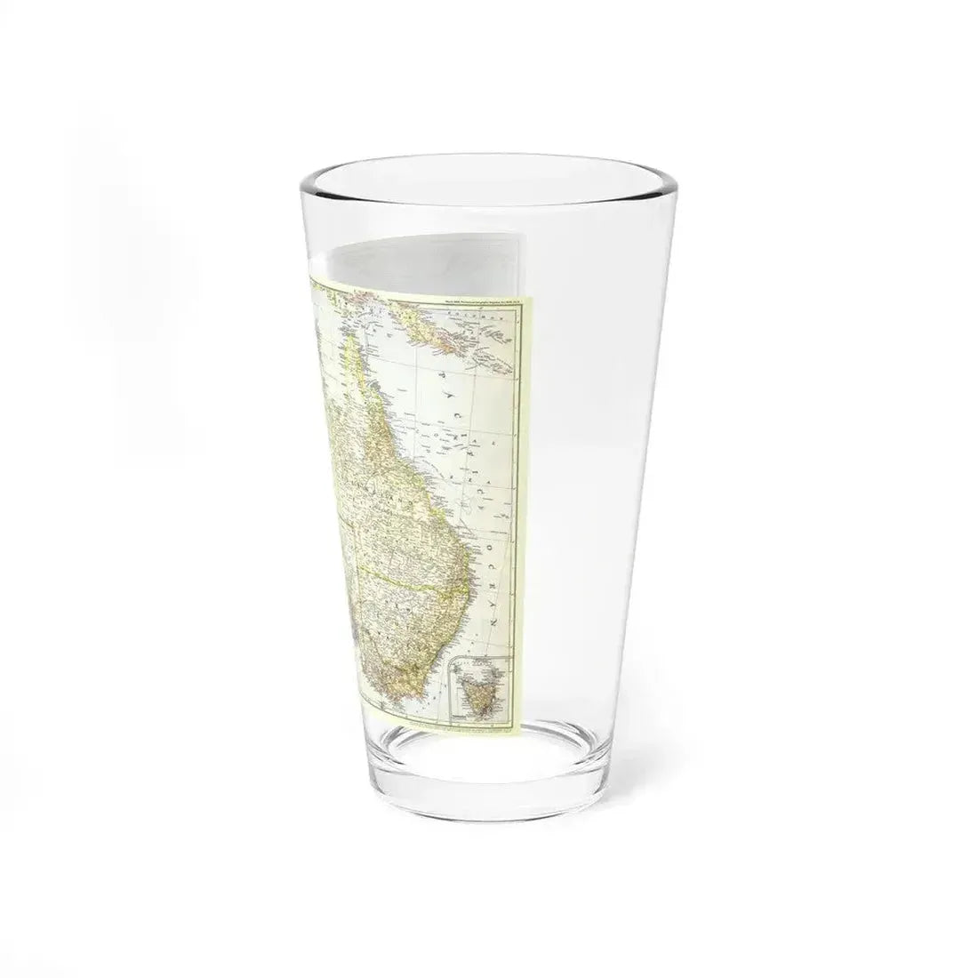Australia (1948) (Map) Pint Glass 16oz - Go Mug Yourself