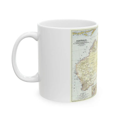 Australia (1948) (Map) White Coffee Mug-Go Mug Yourself