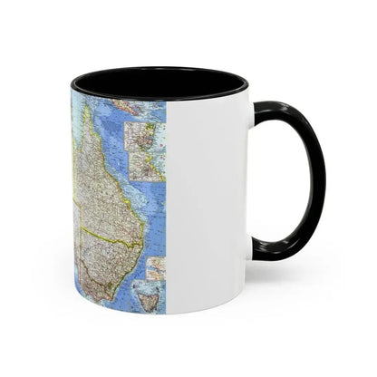 Australia (1963) (Map) Accent Coffee Mug - Go Mug Yourself