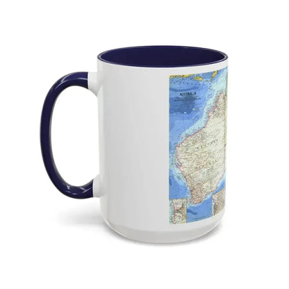 Australia (1963) (Map) Accent Coffee Mug - Go Mug Yourself