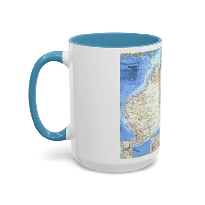 Australia (1963) (Map) Accent Coffee Mug-Go Mug Yourself