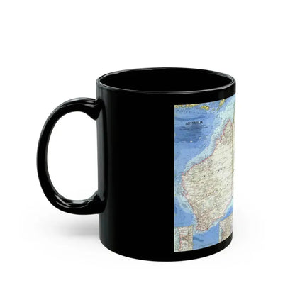 Australia (1963) (Map) Black Coffee Mug - Go Mug Yourself