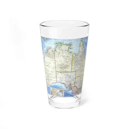 Australia (1963) (Map) Pint Glass 16oz 16oz - Go Mug Yourself