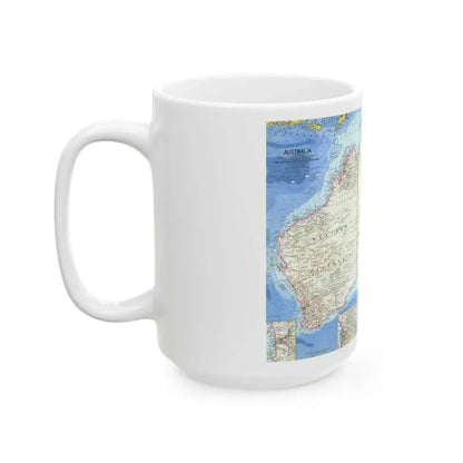 Australia (1963) (Map) White Coffee Mug - Go Mug Yourself