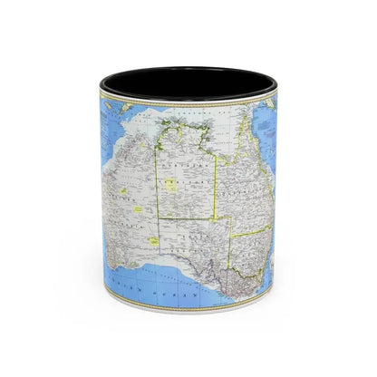 Australia (1979) (Map) Accent Coffee Mug 11oz Black - Go Mug Yourself