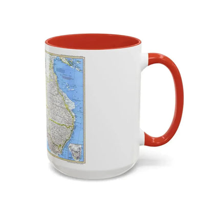 Australia (1979) (Map) Accent Coffee Mug - Go Mug Yourself