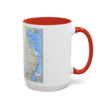 Australia (1979) (Map) Accent Coffee Mug-Go Mug Yourself