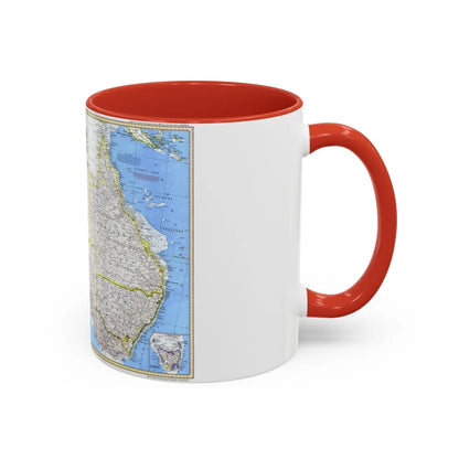 Australia (1979) (Map) Accent Coffee Mug-Go Mug Yourself