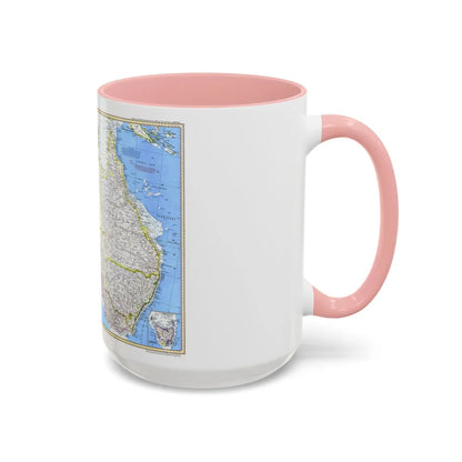 Australia (1979) (Map) Accent Coffee Mug-Go Mug Yourself