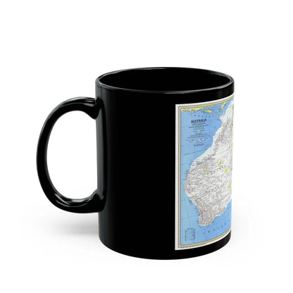 Australia (1979) (Map) Black Coffee Mug-Go Mug Yourself