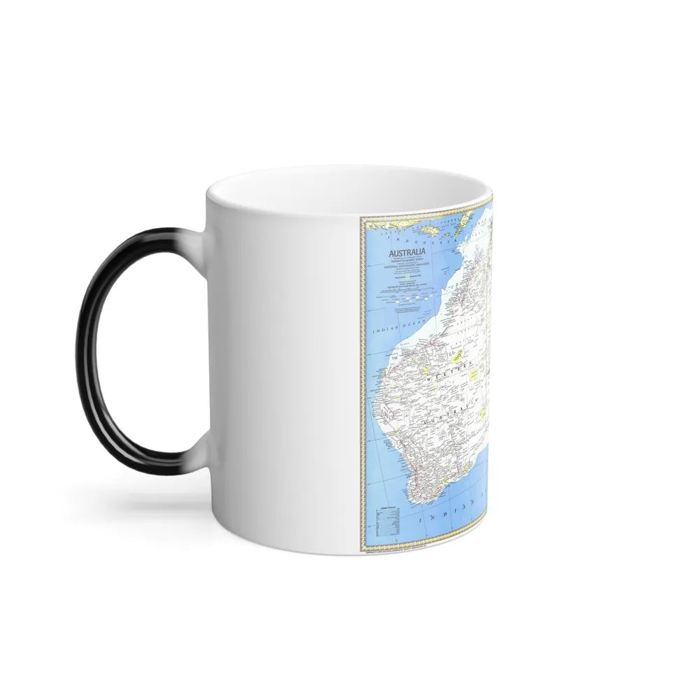 Australia (1979) (Map) Color Changing Mug 11oz-Go Mug Yourself