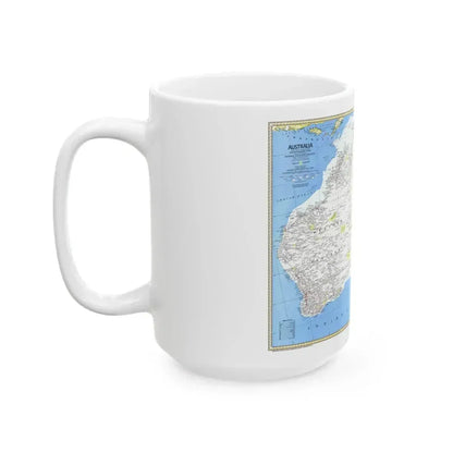 Australia (1979) (Map) White Coffee Mug - Go Mug Yourself
