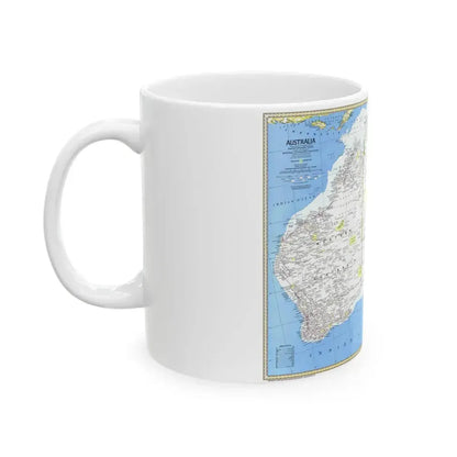 Australia (1979) (Map) White Coffee Mug - Go Mug Yourself