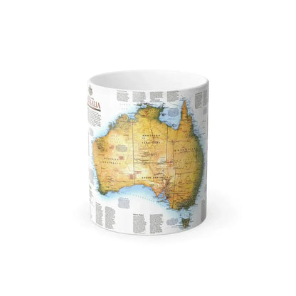 Australia - A Traveller's Look (1988) (Map) Color Changing Mug 11oz Default Title - Go Mug Yourself