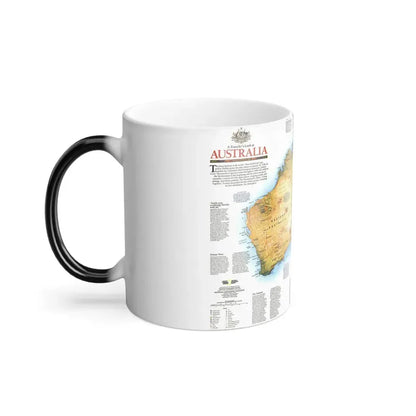 Australia - A Traveller's Look (1988) (Map) Color Changing Mug 11oz - Go Mug Yourself