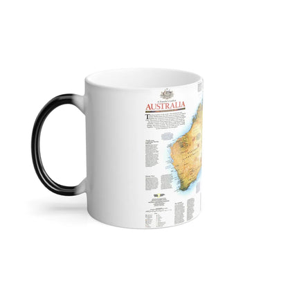 Australia - A Traveller's Look (1988) (Map) Color Changing Mug 11oz-Go Mug Yourself