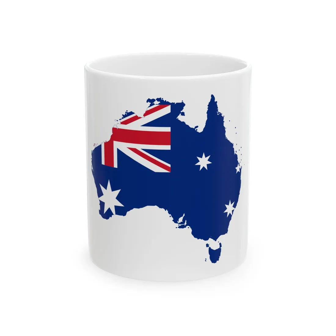 Australia stub (Australia) White Coffee Mug 11oz - Go Mug Yourself