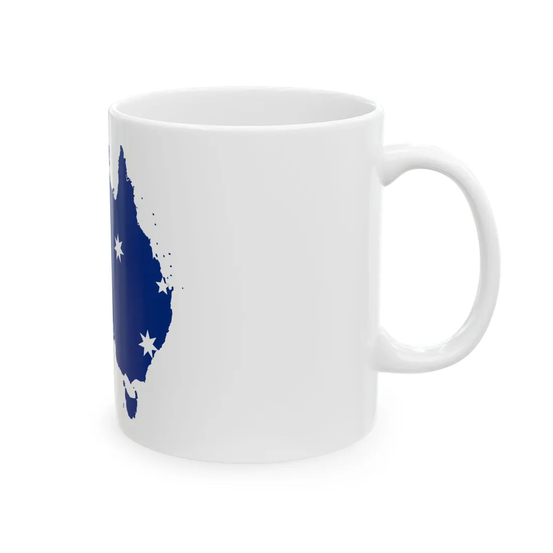 Australia stub (Australia) White Coffee Mug - Go Mug Yourself