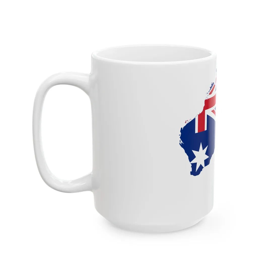 Australia stub (Australia) White Coffee Mug - Go Mug Yourself