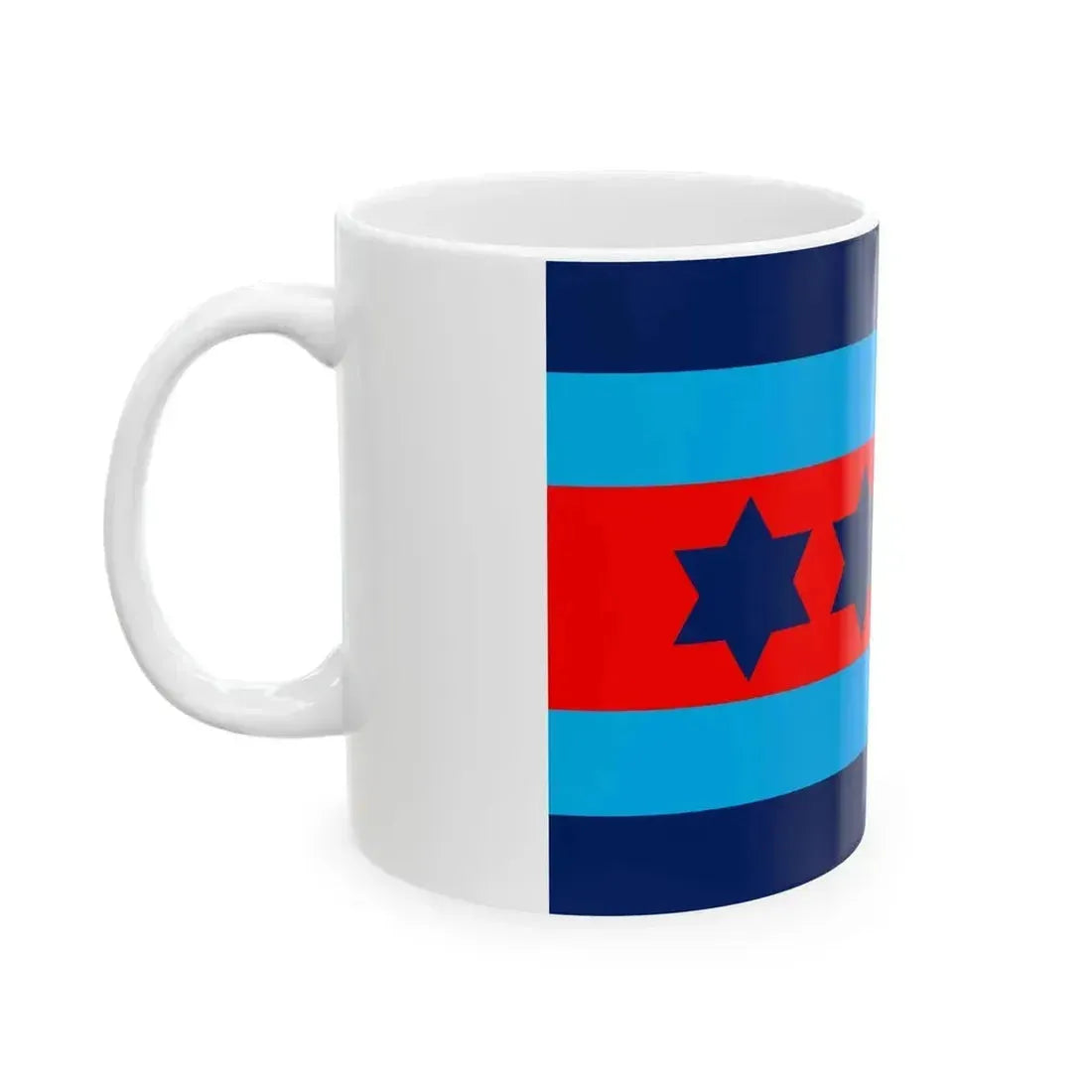 Australian Air Chief Marshal Officer Distinguishing Flag (Australia) White Coffee Mug - Go Mug Yourself