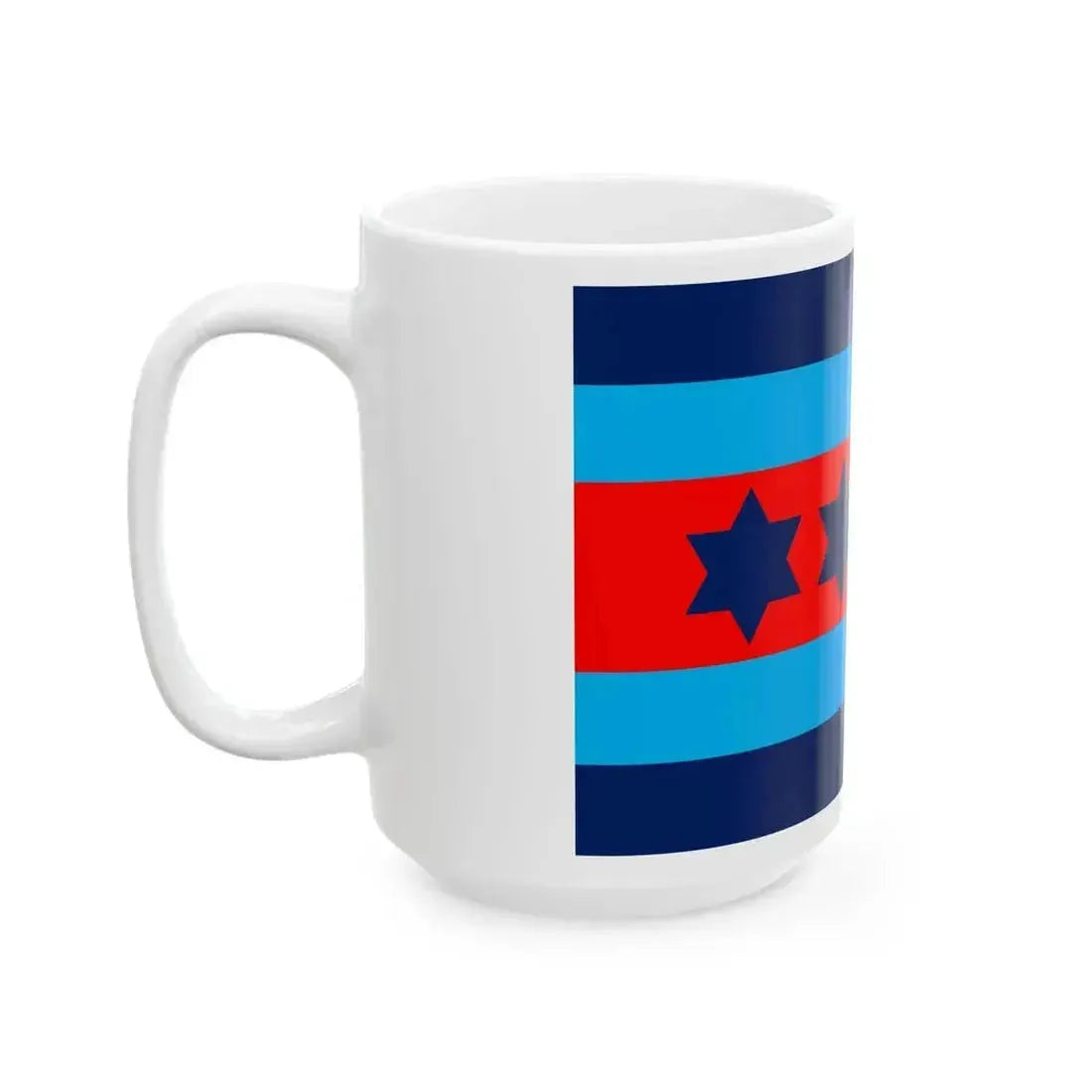 Australian Air Chief Marshal Officer Distinguishing Flag (Australia) White Coffee Mug - Go Mug Yourself