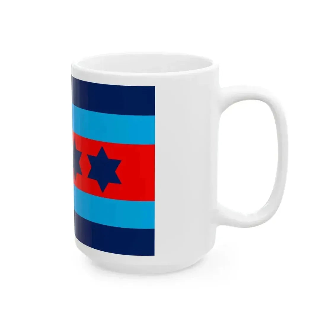 Australian Air Chief Marshal Officer Distinguishing Flag (Australia) White Coffee Mug - Go Mug Yourself