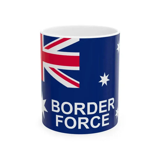 Australian Border Force Flag 2015 (Australia) White Coffee Mug 11oz - Go Mug Yourself