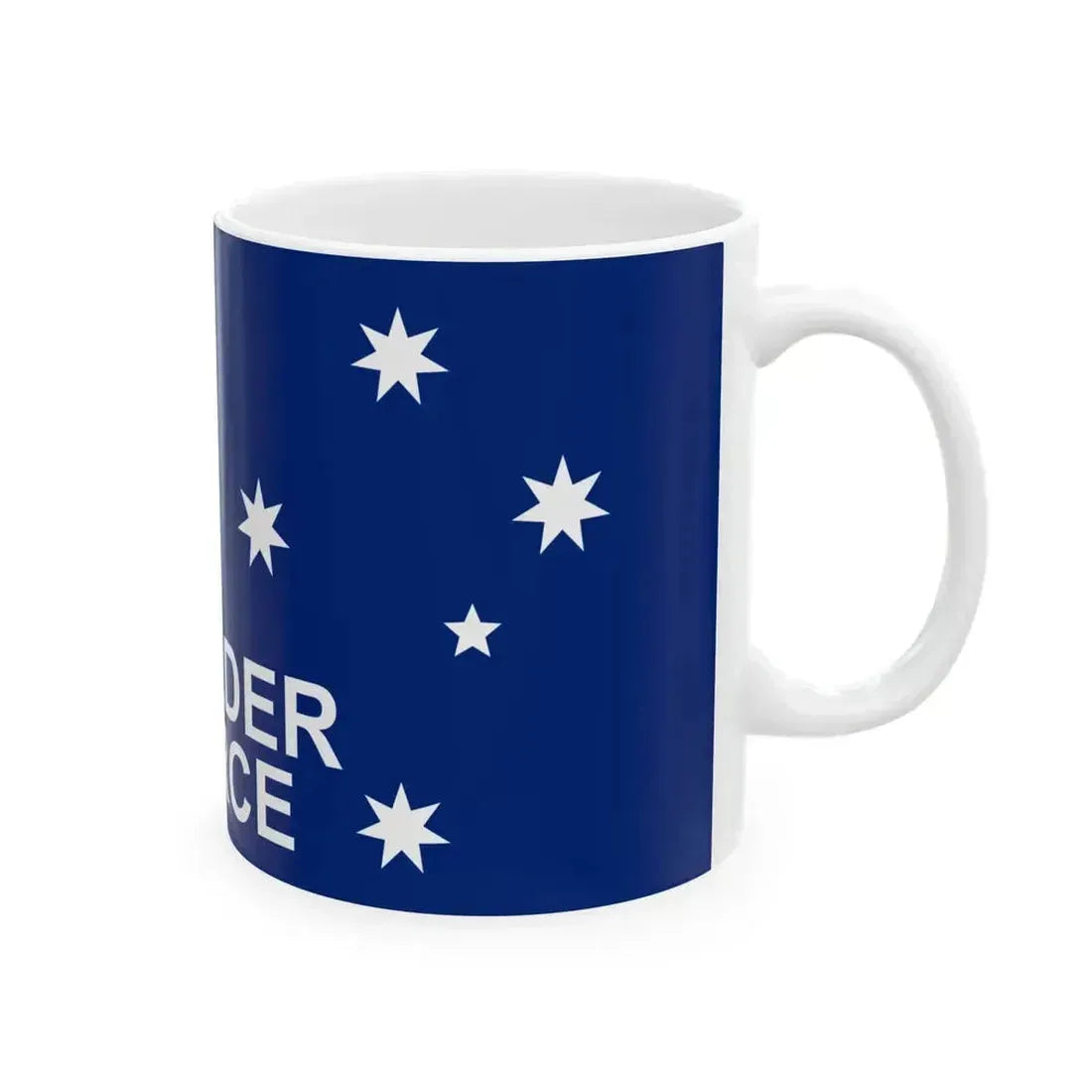 Australian Border Force Flag 2015 (Australia) White Coffee Mug - Go Mug Yourself