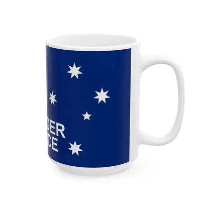 Australian Border Force Flag 2015 (Australia) White Coffee Mug - Go Mug Yourself